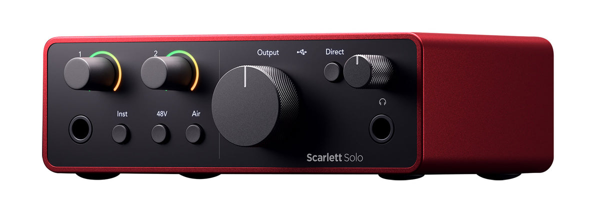 Scarlett Solo 4th Gen Studio Recording USB Audio Interface + Software
