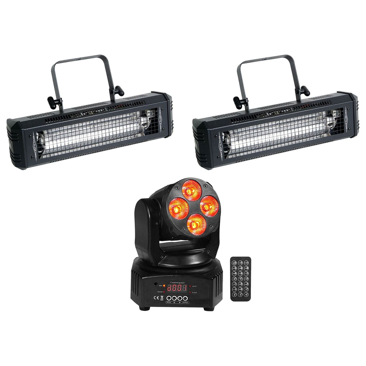 MEGA FLASH DMX 2-Pack + RockOn-7 2-Pack