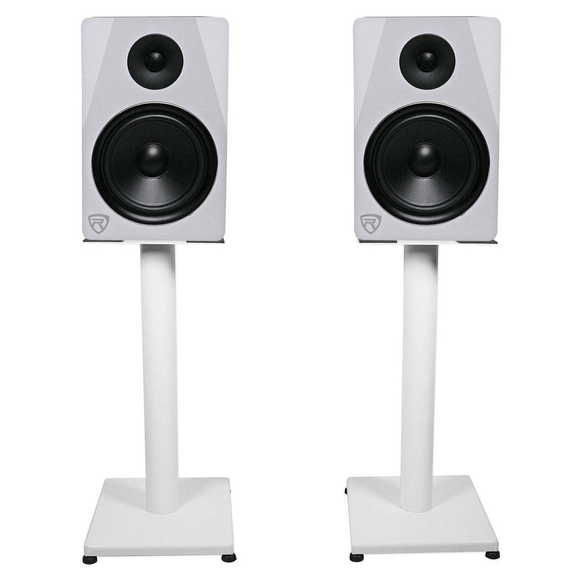 (2) 305P MkII Monitors + 21" White Stands