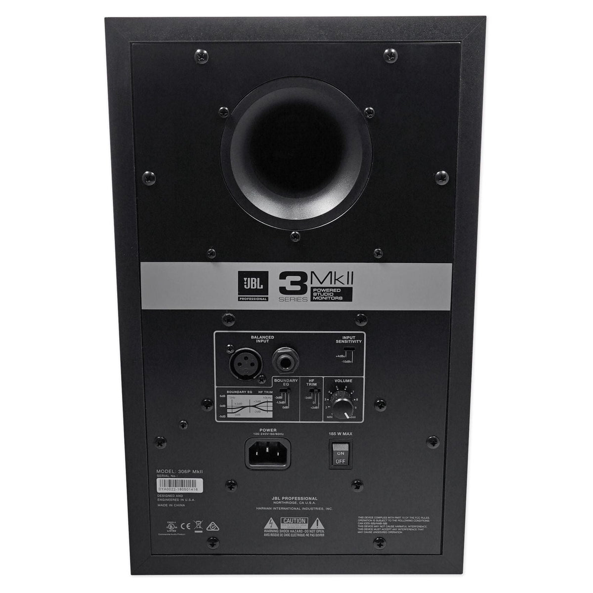 306P MkII 6" Studio Monitor Pair with 37" White Steel Stands