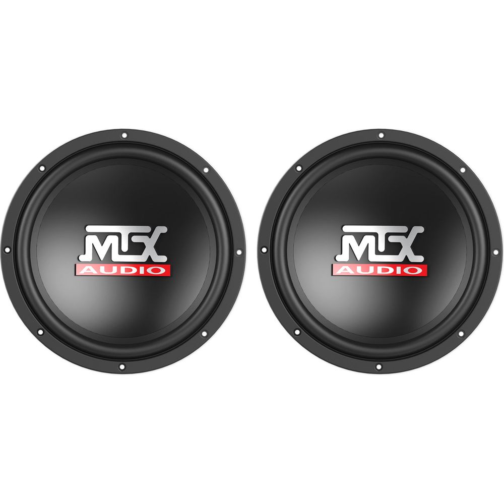 (2) MTX Terminator TN10-04 10” 600 Watt 4 Ohm Car Audio Subwoofers Subs