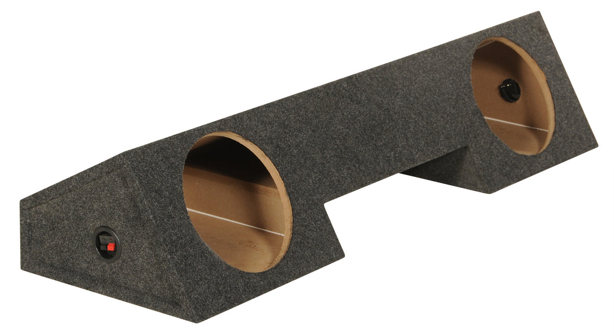 Dual 10" Subwoofer Sub Enclosure Box For 1996-2001 Dodge Xcab
