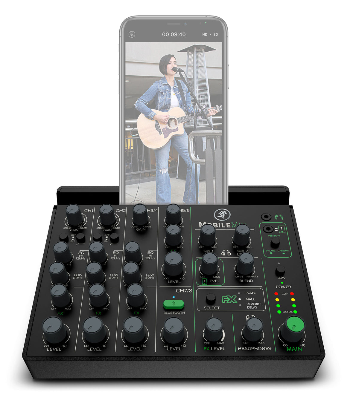 MobileMix USB-Battery Powered Phone/Tablet Live Sound/Streaming Mixer