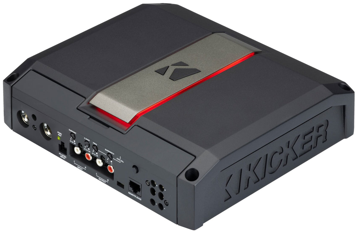 Kicker 51LX16501 1650w Mono Car Amplifier w/Smart Bass Class D Sub Amp LX1650.1