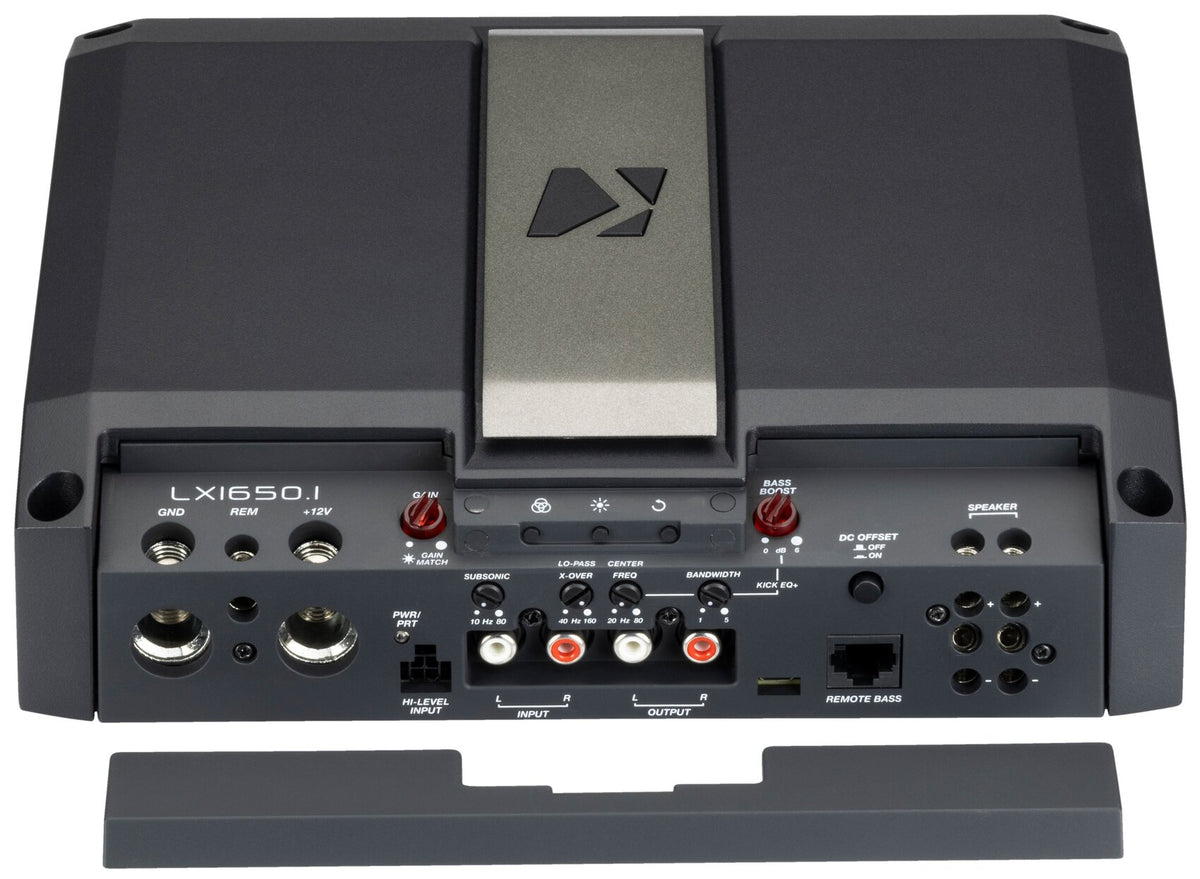 Kicker 51LX16501 1650w Mono Car Amplifier w/Smart Bass Class D Sub Amp LX1650.1