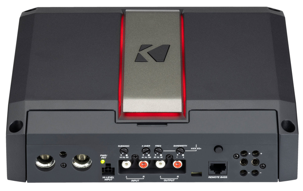 Kicker 51LX12501 1250w Mono Car Amplifier w/Smart Bass Class D Sub Amp LX1250.1