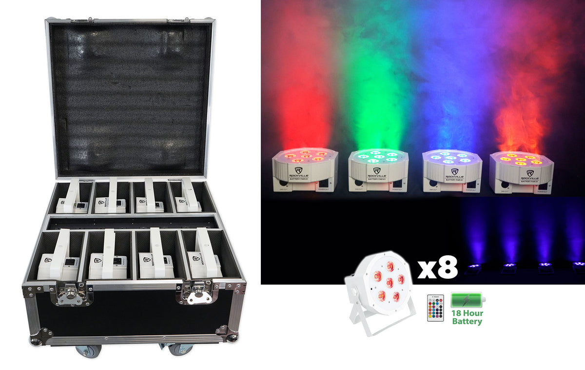 BATTERY PAR PACK 61 V2 WHITE