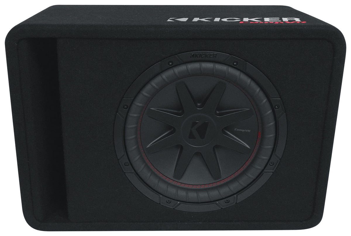 Kicker 52VCVR122 VCVR 12" Single Subwoofer in Vented Enclosure, 2-ohm VCVR122