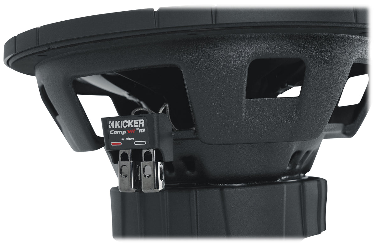 Kicker 52CVR104 CVR10 COMPVR 10" 750w Subwoofer 4-Ohm DVC Car Audio Sub CVR104