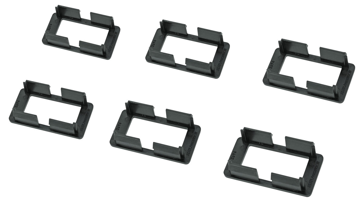 240-RZ6-RSA6 Snap-In Rocker-Switch Adapter, 6-Pack