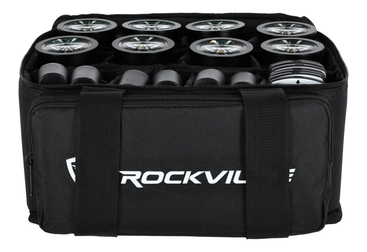 8 PACK MINI HALO BLACK