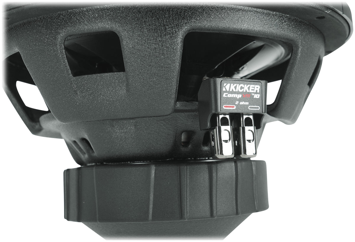 Kicker 52CVR102 CVR10 COMPVR 10" 750w Subwoofer 2-Ohm DVC Car Audio Sub CVR102
