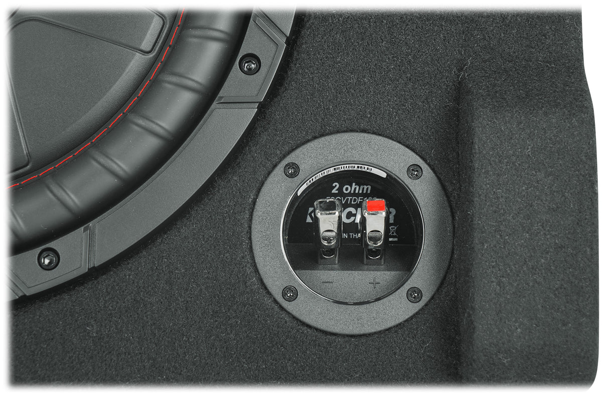 Kicker 52CVTDF122 CVTDF 12" Subwoofer in Down Firing Sub Box Enclosure 2-Ohm