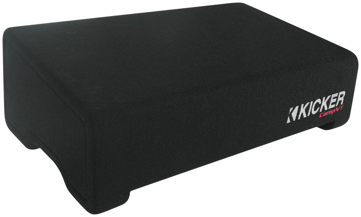 Kicker 52CVTDF102 CVTDF 10" Subwoofer in Down Firing Sub Box Enclosure, 2-Ohm