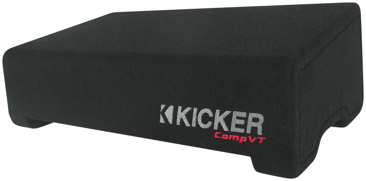 Kicker 52CVTDF102 CVTDF 10" Subwoofer in Down Firing Sub Box Enclosure, 2-Ohm