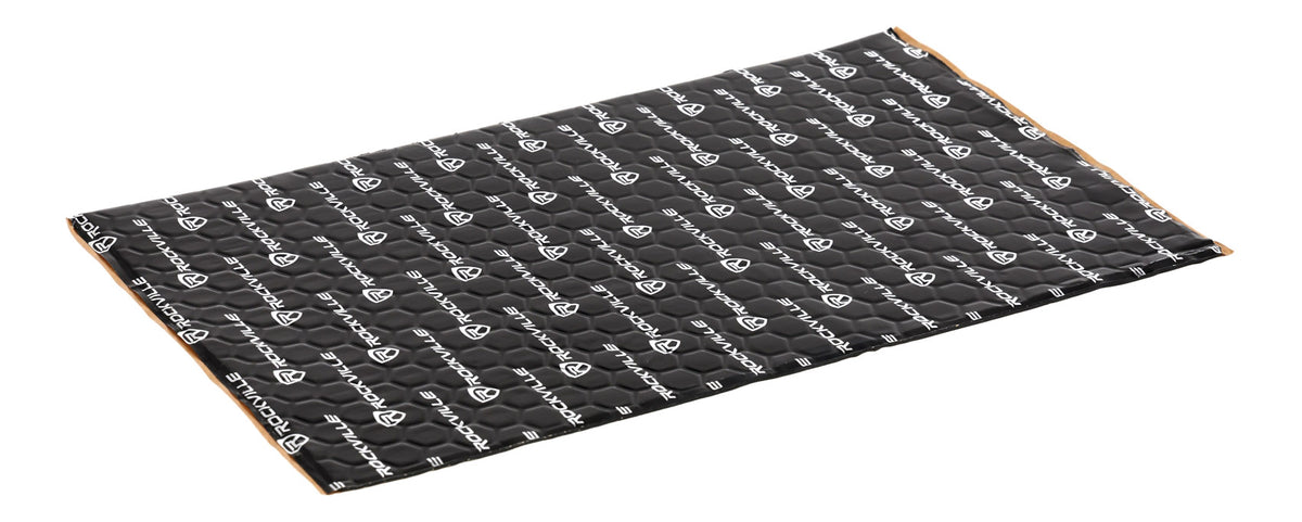 Rockville RockMat 15-25 15 Sq Ft 2.5MM 100 MIL Sound Vibration Deadener Car Kit