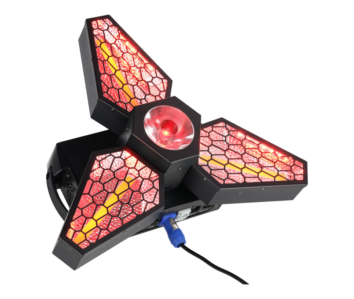 Rockville LEAF SPINNER 250w DJ/Stage 3-In1 Rotating Effect Light, 26 Chan DMX
