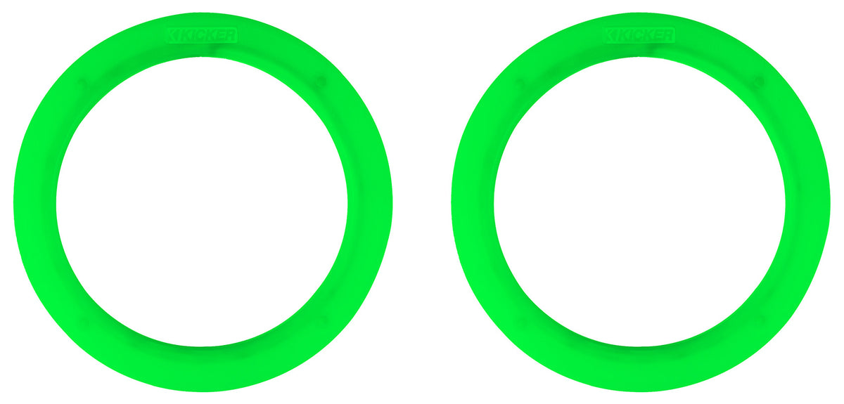 Pair Kicker 50KLSR65 6.5" Weather Proof LED Speaker Rings For Boat/ATV KLSR65