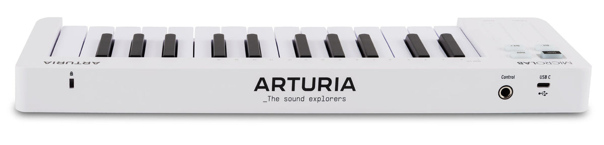 Arturia MICROLAB MK3 White 25-Key MIDI USB Keyboard Controller+Pro Software