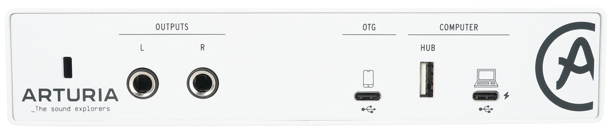 Arturia Minifuse 2 OTG Audio Recording Interface, Bus-Powered / 192 kHz / 24 bit