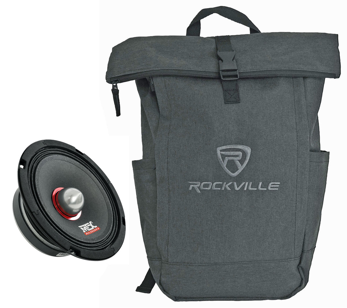 MTX Thunder RTX6 6.5” 125w RMS Mid-bass/Midrange Car/Pro Audio Speaker+Backpack