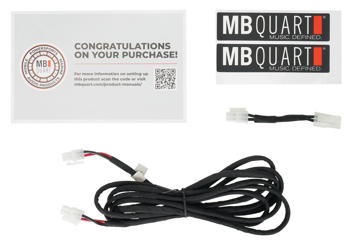 MB Quart MBQJT-SUB-1 Dual 8" Underseat Subwoofer For 2020-2025 Jeep Gladiator JT