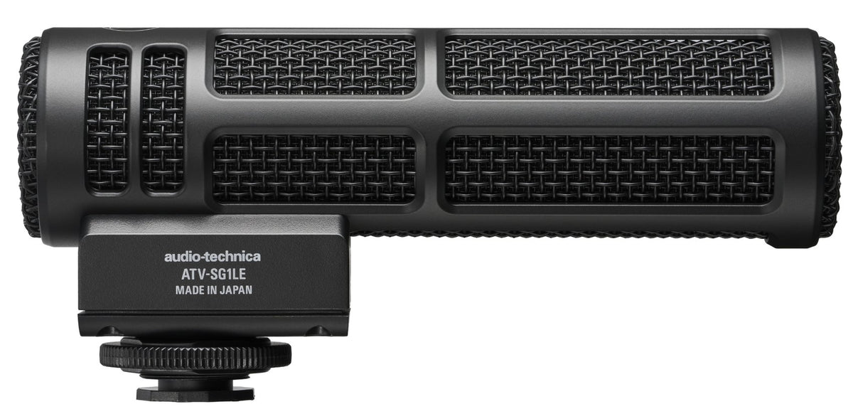 Audio Technica ATV-SG1LE Mono On-Camera Shotgun Microphone w/Plug in Power