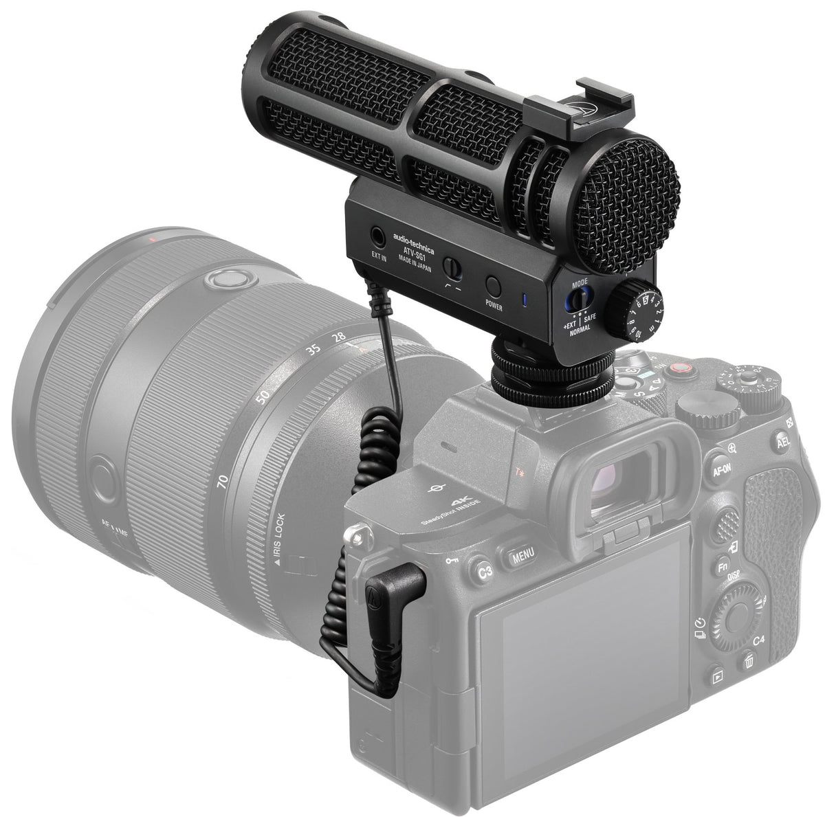 Audio Technica ATV-SG1 Professional Mono On-Camera Shotgun Microphone w - Li-ION