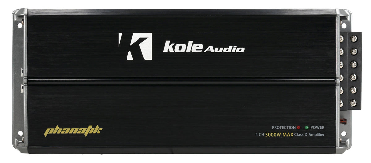 Kole Audio KP3000.4D 3000 Watt 4-Channel Amplifier Class D Car Audio Amp