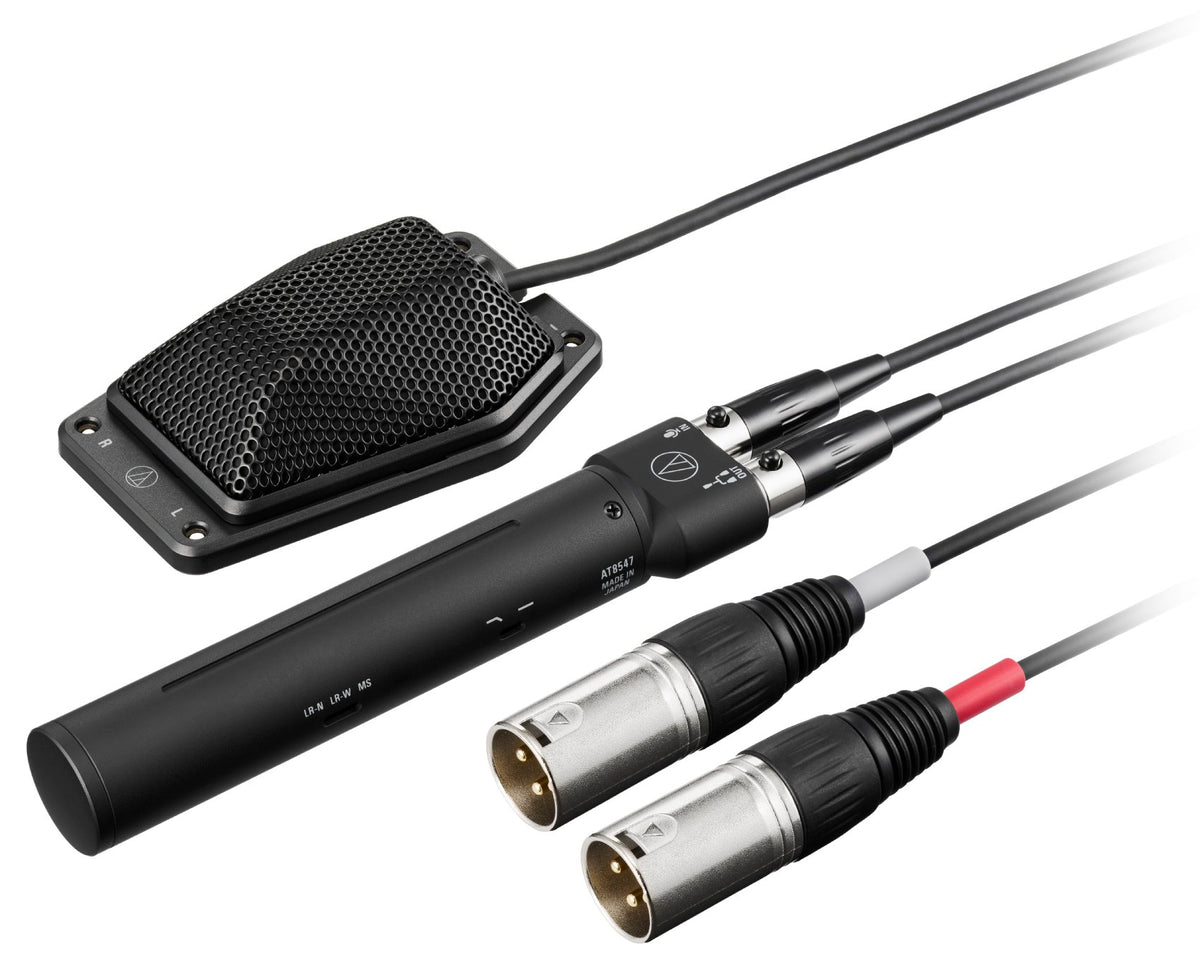Audio Technica BP350ST-UB Broadcast MS Stereo Microphone M-S Boundary Clipon Mic