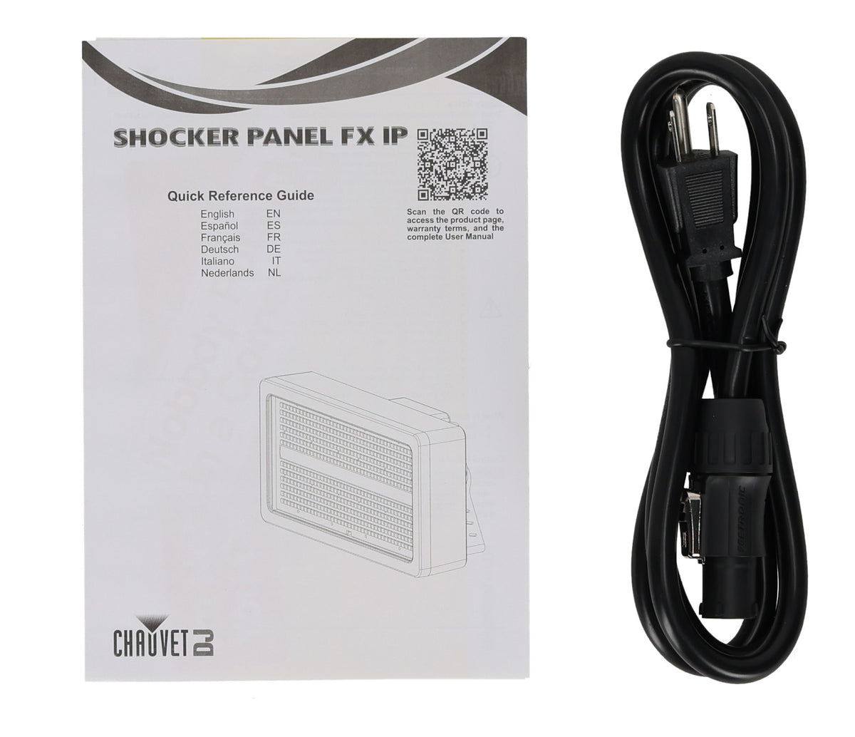 Chauvet SHOCKER PANEL FX IP Indoor/Outdoor Blinder/Wash/Strobe Light w/Eye Candy
