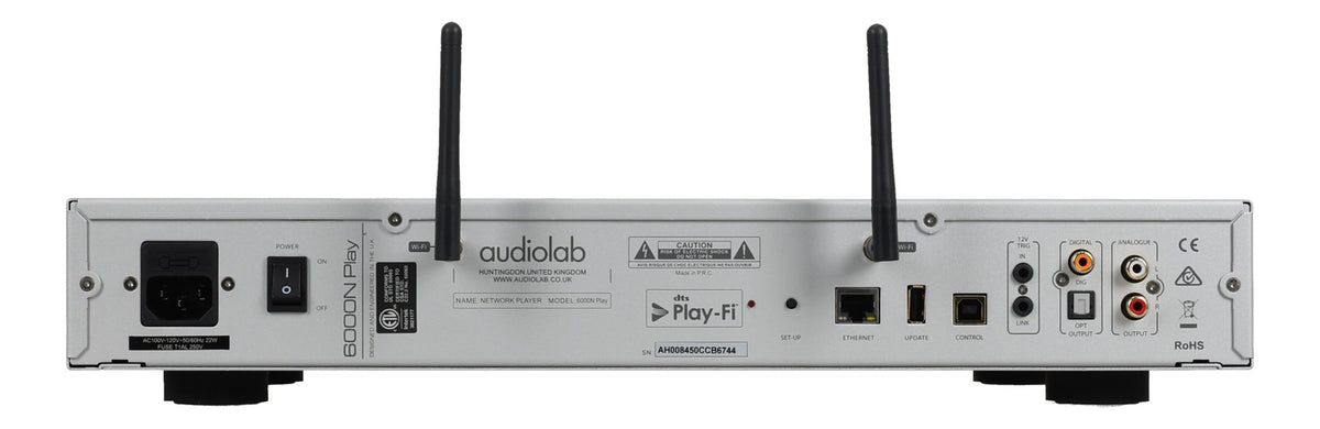 Audiolab 6000N Play Wireless Audio Streaming Player Play-fi/Airplay/Spotify Slvr