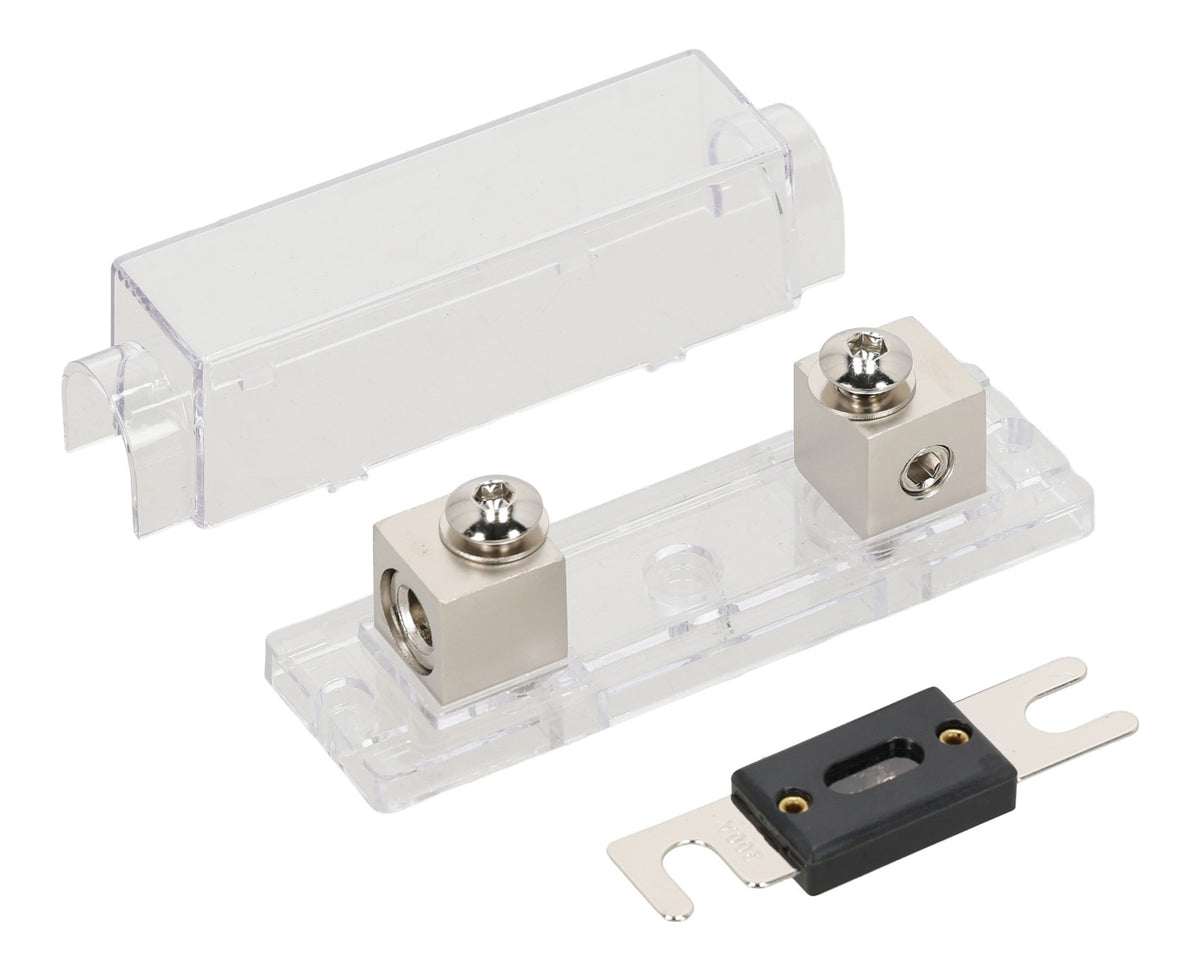 Rockville CFH200 In-Line ANL Car Fuse Holder with 200A Fuse Included