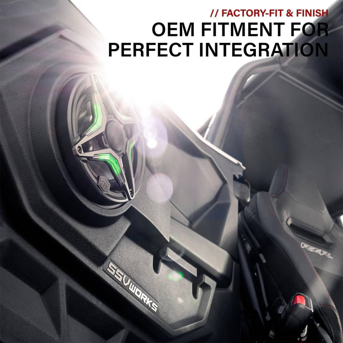 RZ6-DF65U Front Door Speaker Pods