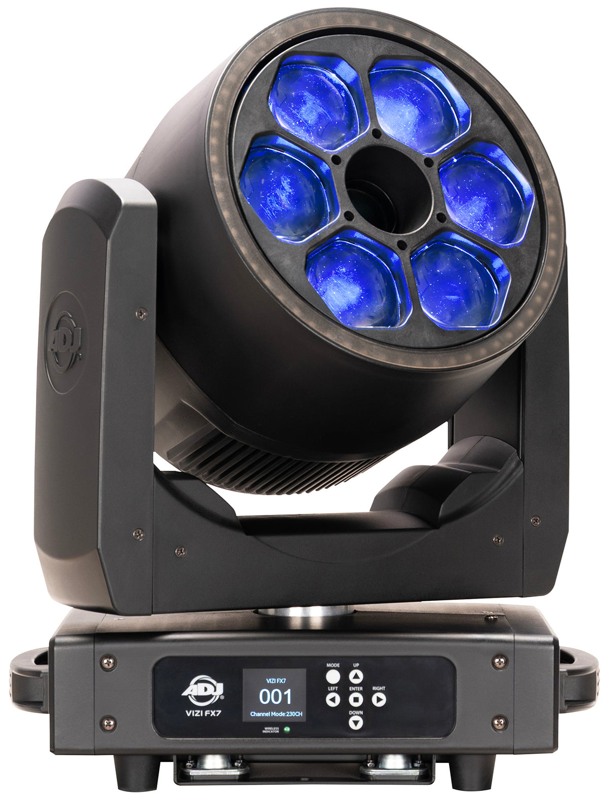 American DJ Vizi FX7 Beam/Wash/Kaleidoscope LED Ring Effect Moving Head Light