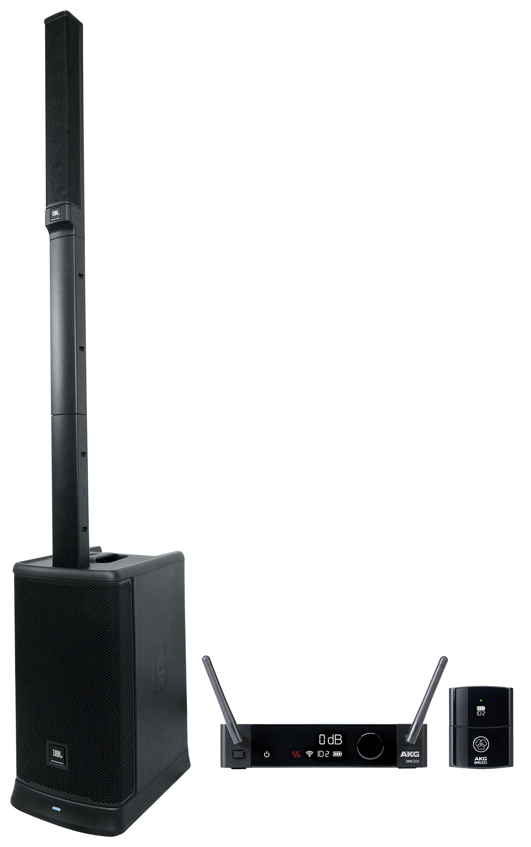 JBL EON ONE MK2 1500w Rechargeable Line Array DJ PA Speaker+Sub+Digital Bodypack