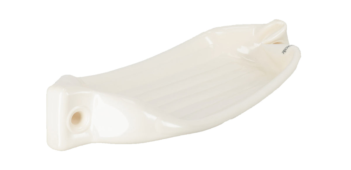 Rockville FEN185-WHITE 8.5" x 27" Boat Fender + 10 Foot Line Marine Bumper