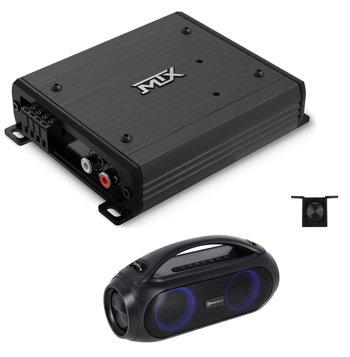MTX TL-DBE Car Audio 2-Ch Line Output Converter w/Digital Bass Enhancer+Boombox