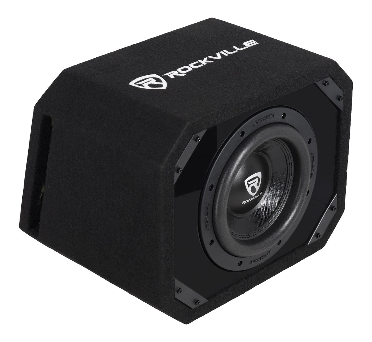 Rockville SV8K6D2 8" 1400w K6 Car Audio Subwoofer Plexi Sub Enclosure Box 2-Ohm