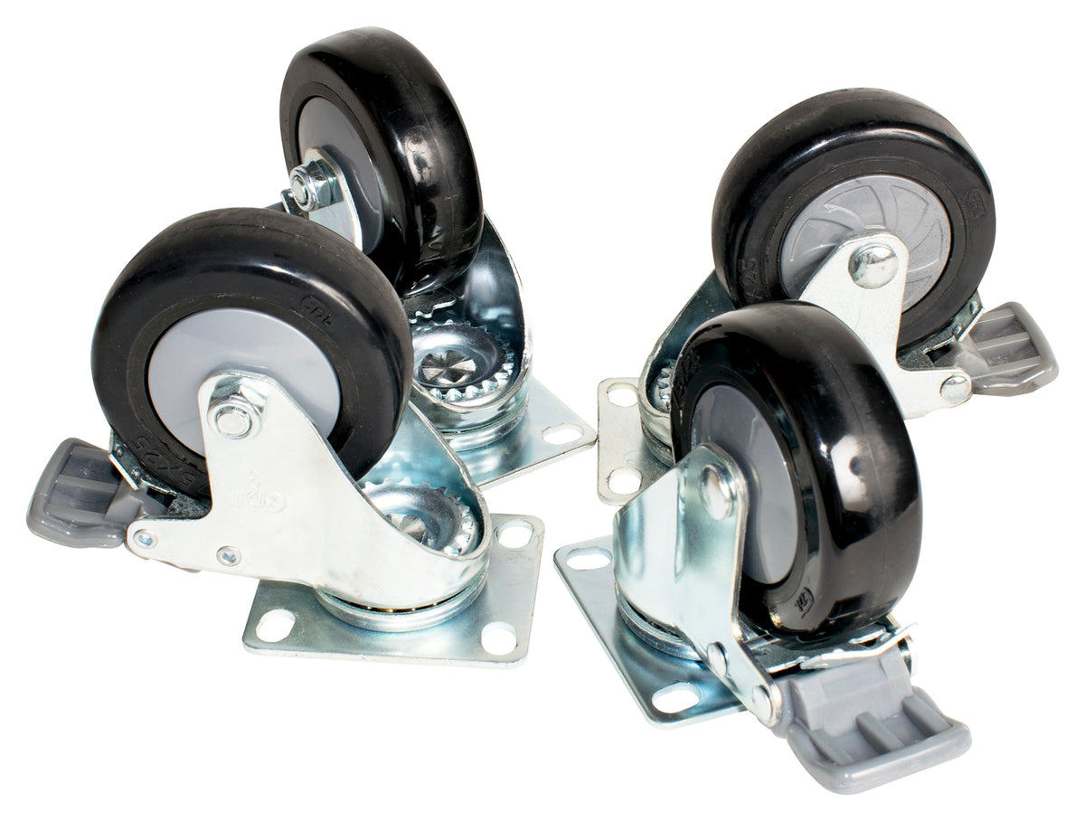 Avante Audio AVAC4 Caster Kit Set of 4 Wheels w/Brake For A15S+A18S Subwoofer