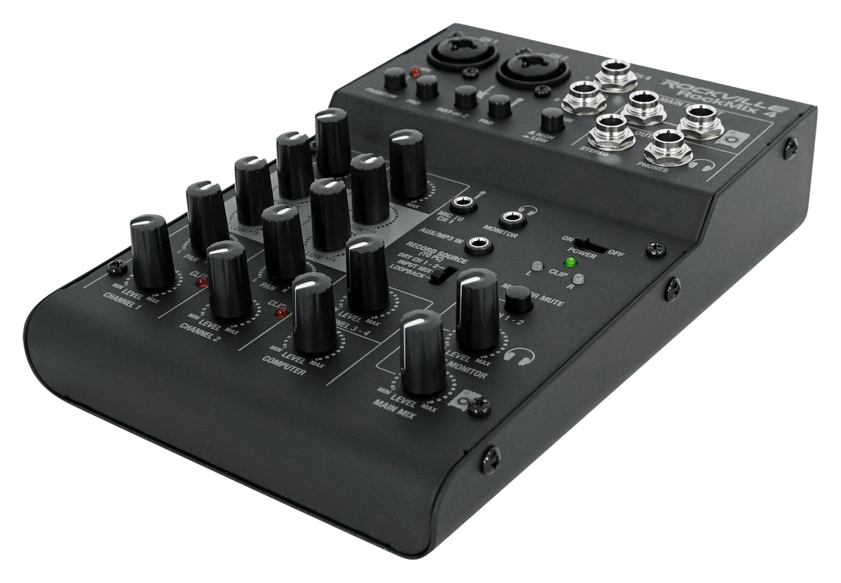 Titan Column 12 + RockMix 4 Mixer Bundle