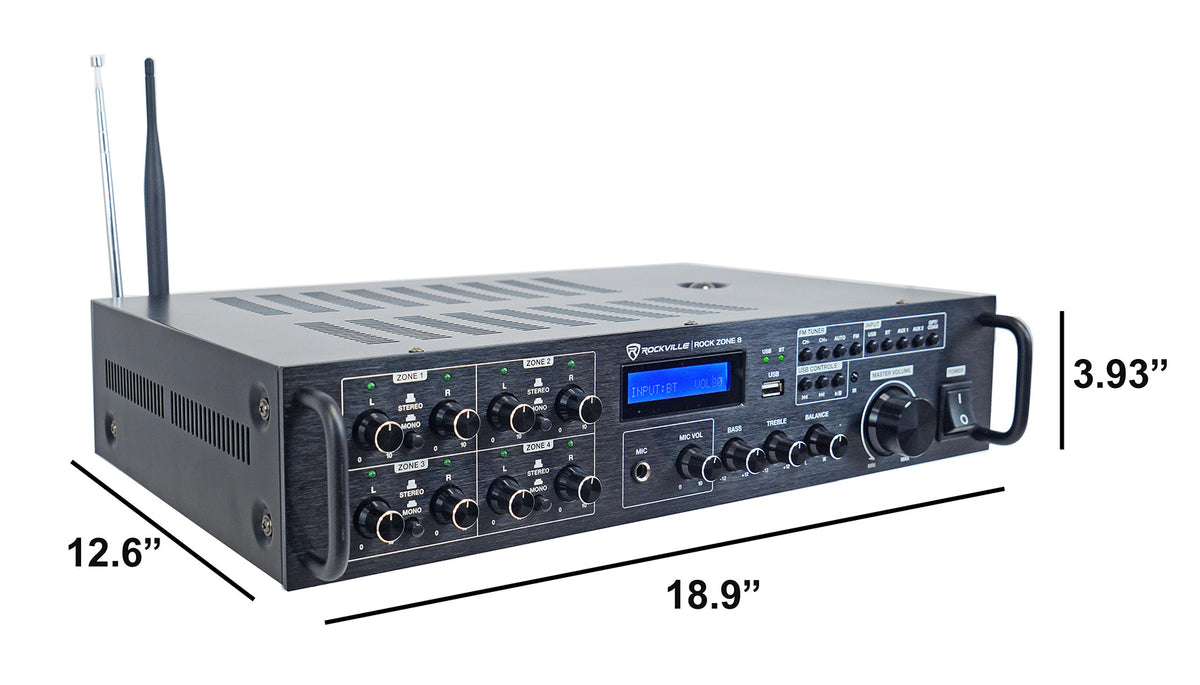 Rock Zone 8 + HP4S-8 Black 16-Pack Bundle