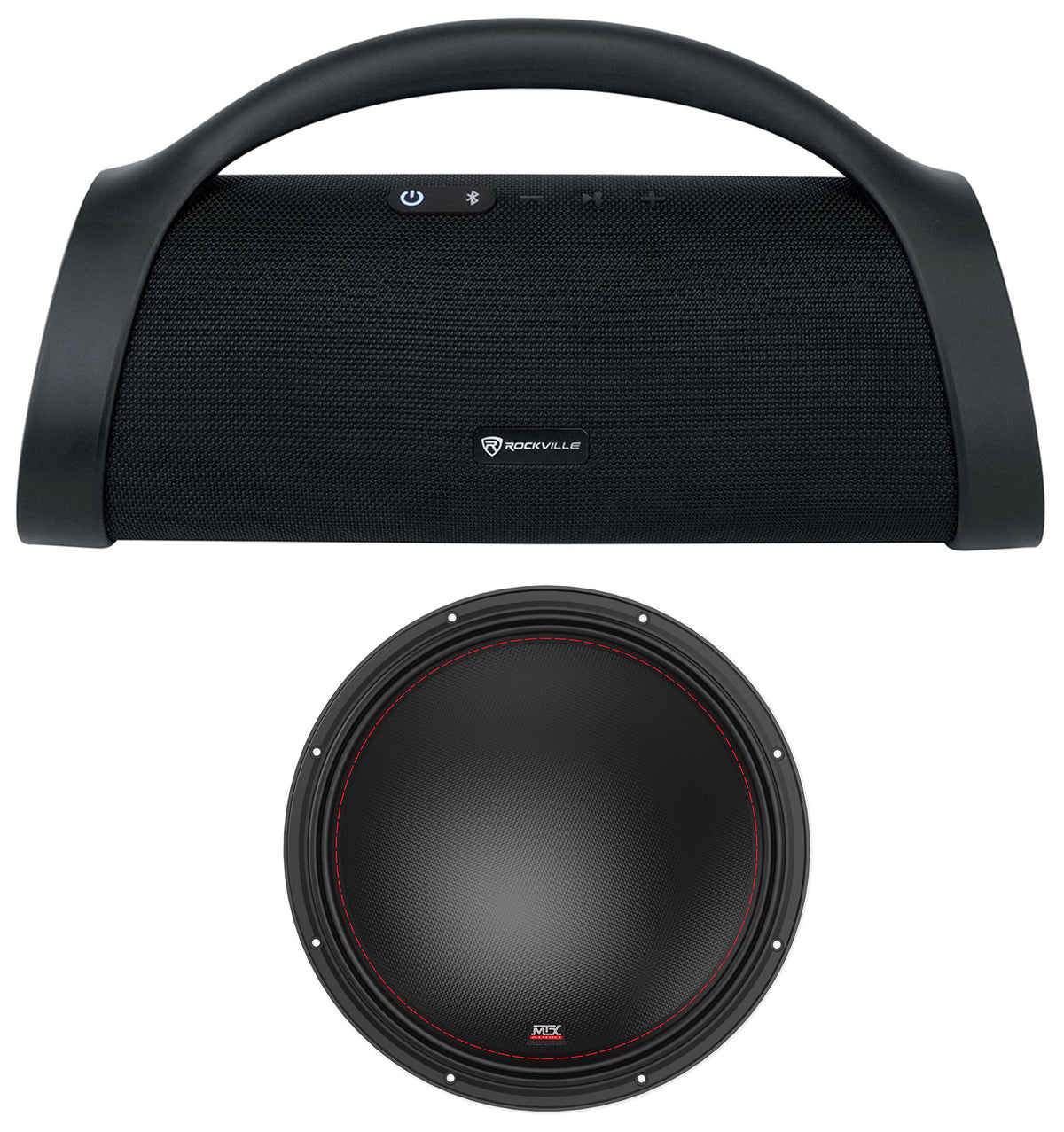 7515-44 Subwoofer + Portable Bluetooth Speaker