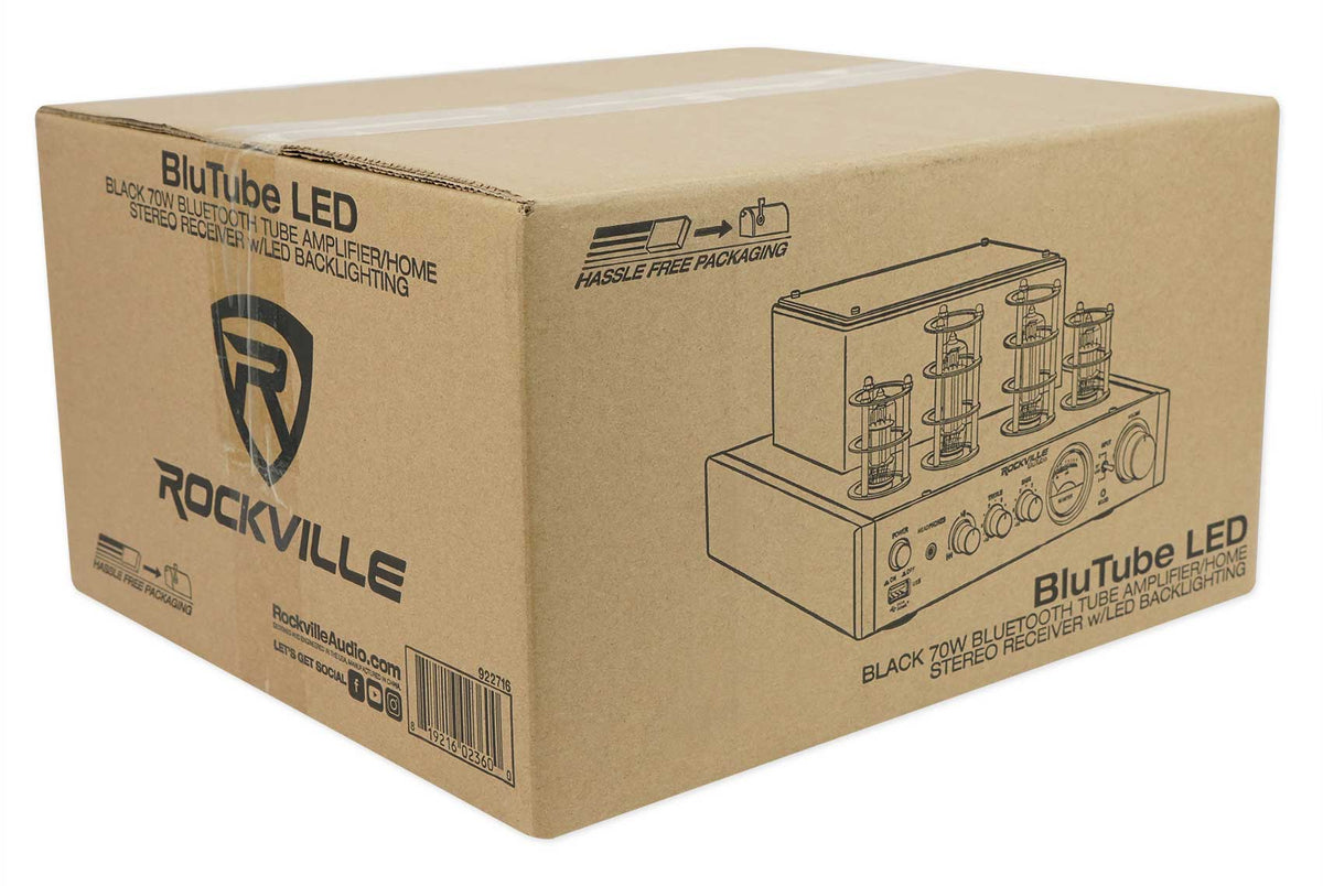 BluTube LED + (2) KB6 Black Speakers Bundle