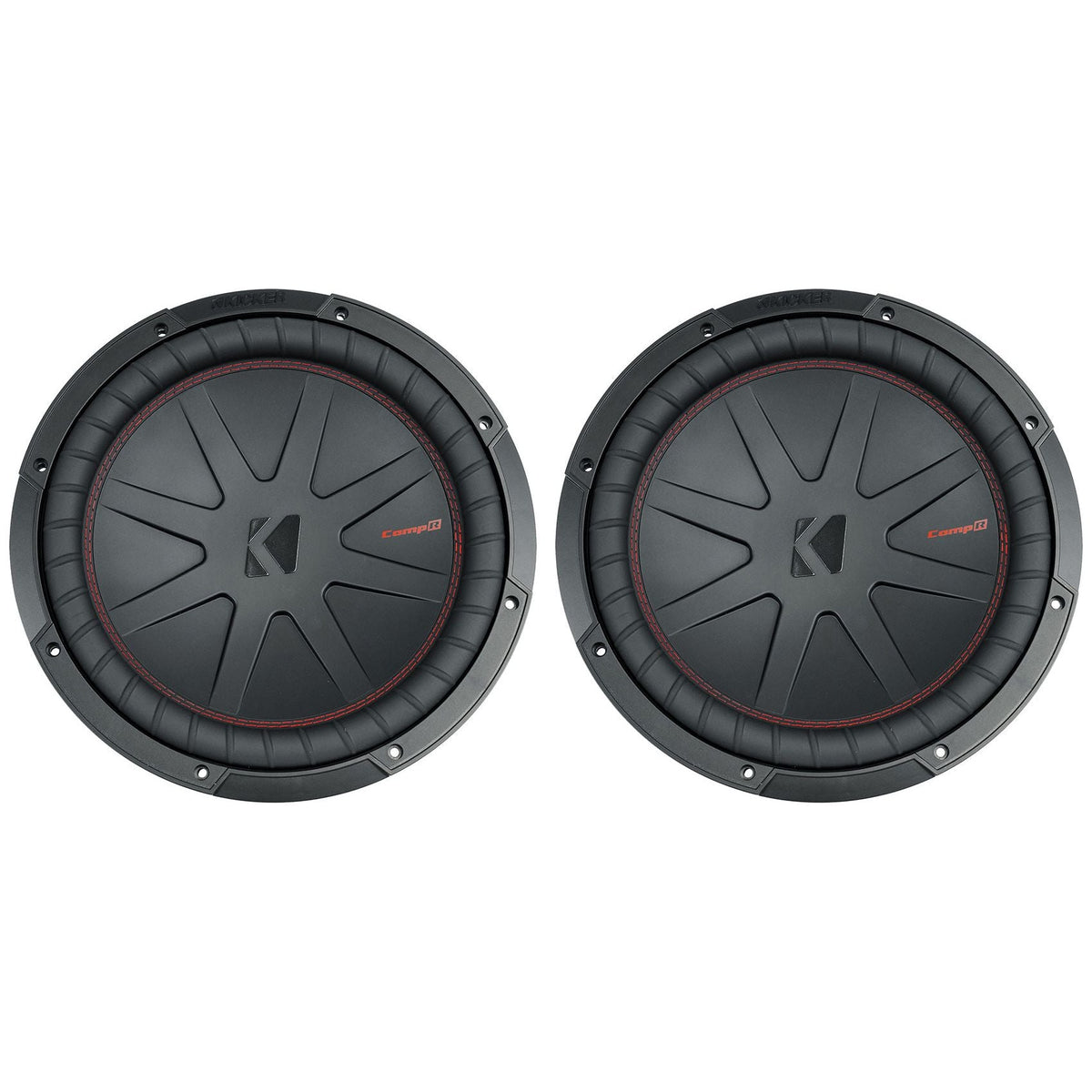 (2) 48CWR124 COMPR12 2000 Watt 12" Car Audio Subwoofers Subs CWR12-4