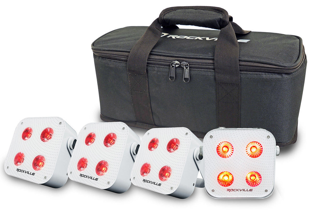 MINI IR4 White 4-Pack + ROCKFORCE W2
