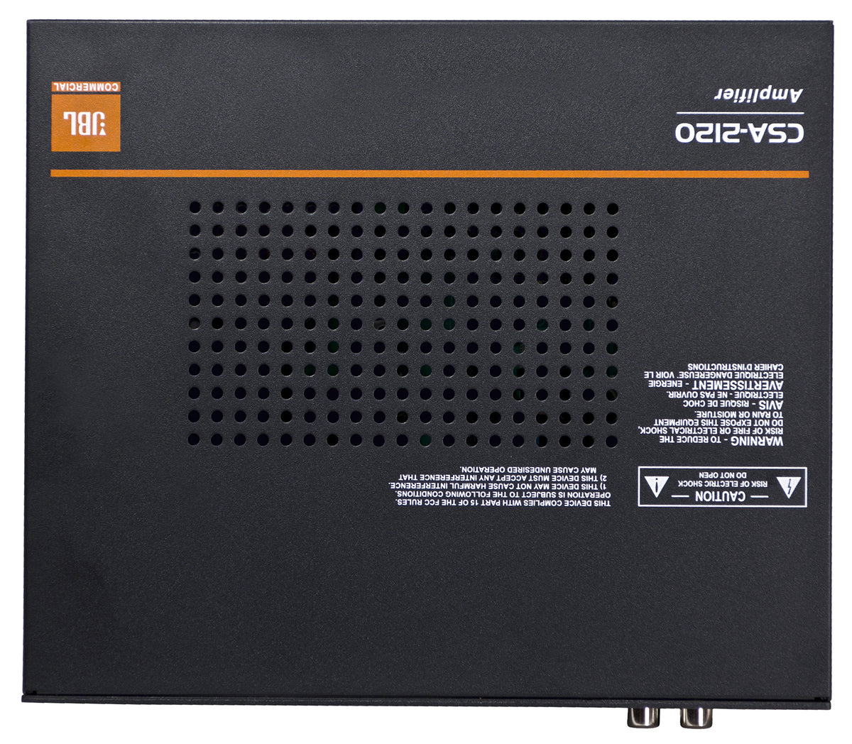 JBL CSA 2120 2 x 120w 2-Channel Power Amplifier Commercial Amp 4 Restaurant/Bar