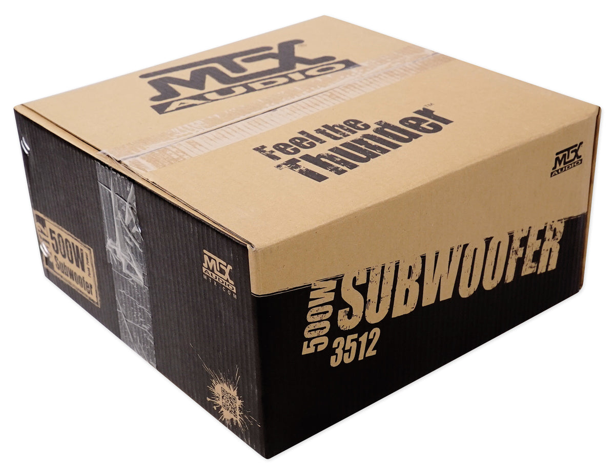 MTX 3512-04 12" Subwoofer + Portable Bluetooth Speakers