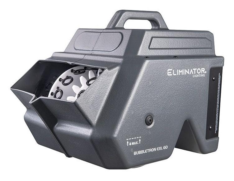 Eliminator ADJ BUBBLETRON EXL GO Portable High Output Bubble Machine with Remote