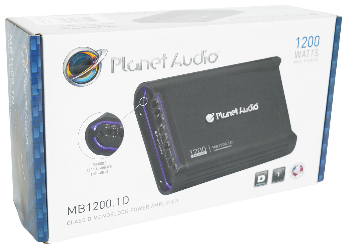 MB1200.1D Mini Bang Series 1200W Mono Amplifier